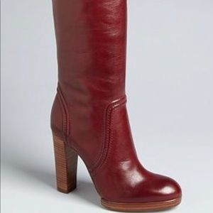 Michael Kors aila burgundy boots